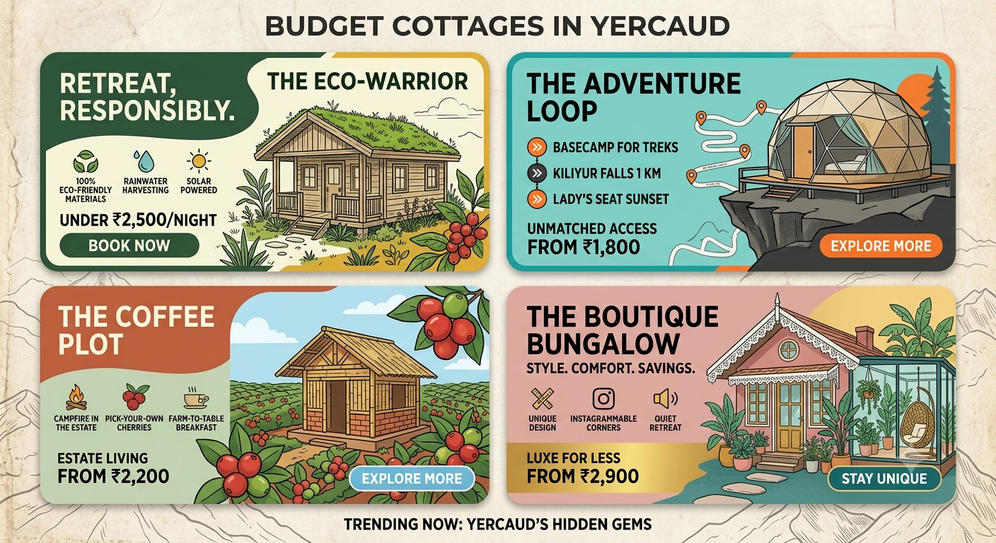 Budget Cottages in Yercaud