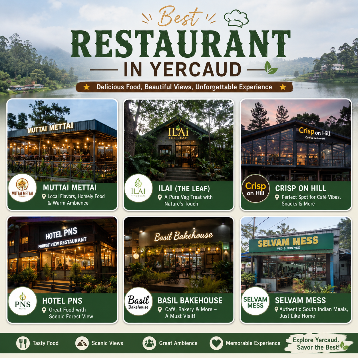 Best Restaurant in Yercaud